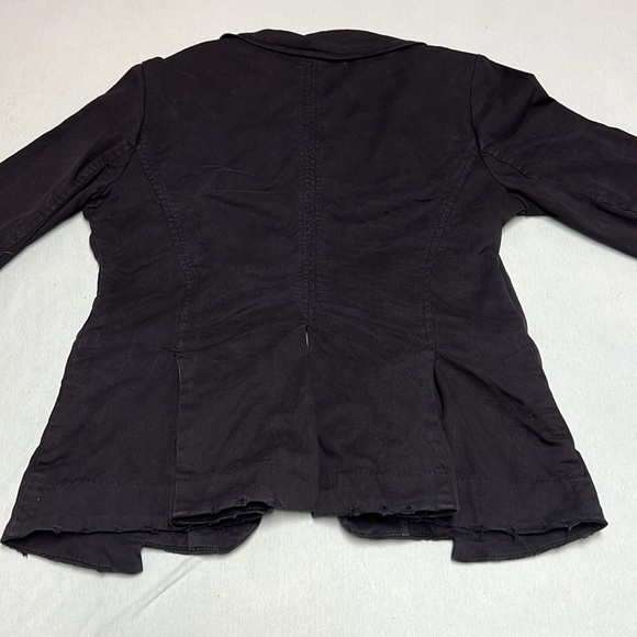 Free People Distressed Black Military Jacket - Medium - Picture 8 of 9